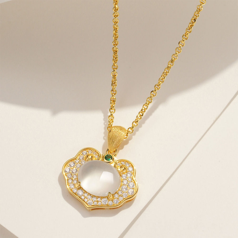 Ruyi Lock Necklace For Women Jewelry