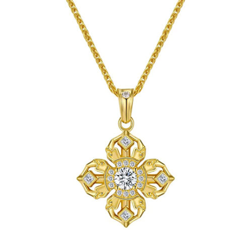Cross Vajra Necklace For Women Jewelry