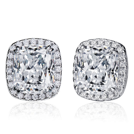 Square Diamond Earrings