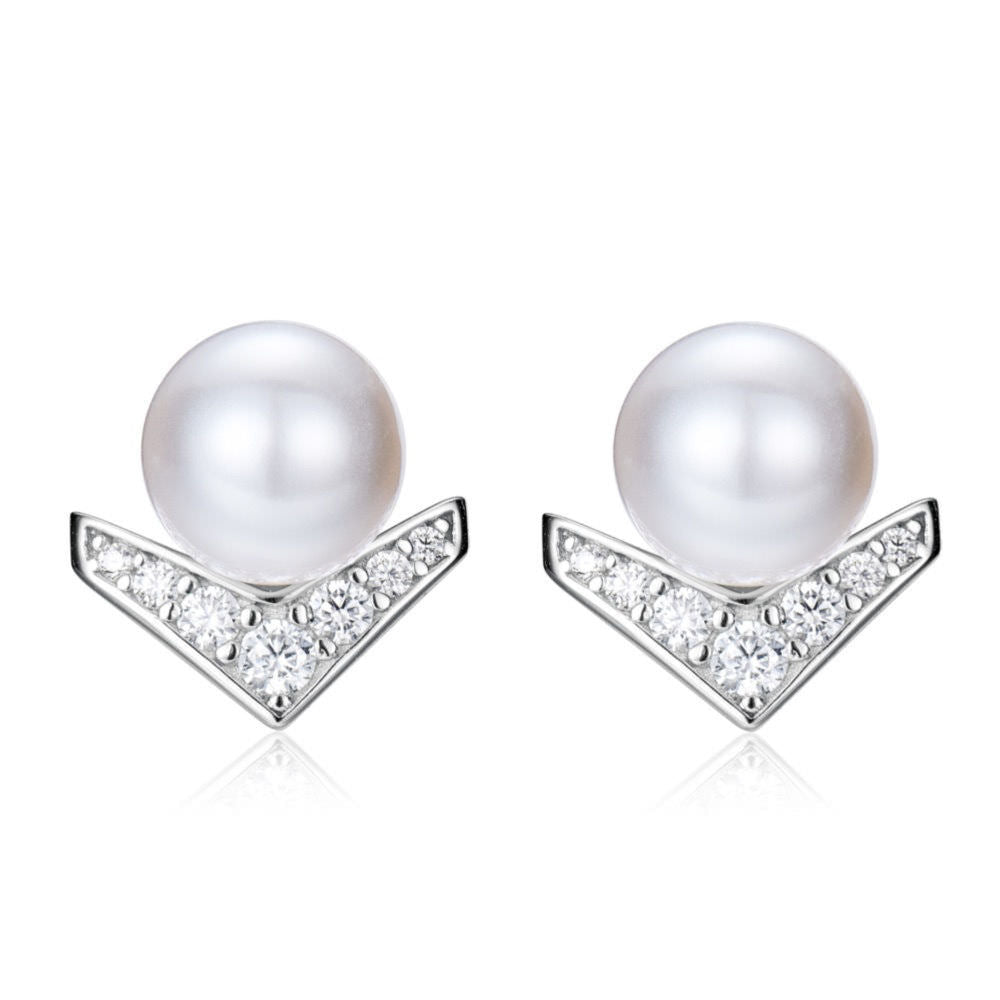 Mini  Pearl Earrings