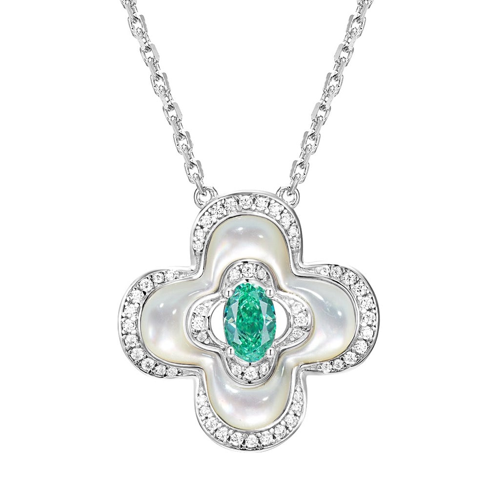 Paraiba Fritillary Necklace For Women Jewelry