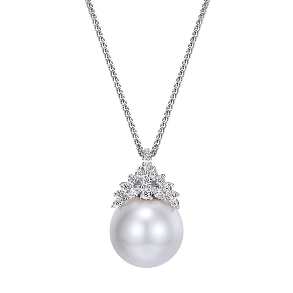 Snow Queen Pearl Necklace For Women Jewelry