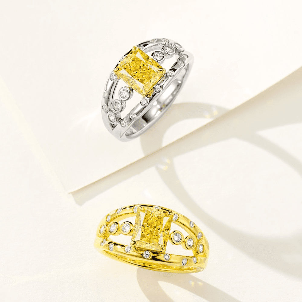 Glittering Star Ring For Women Jewelry