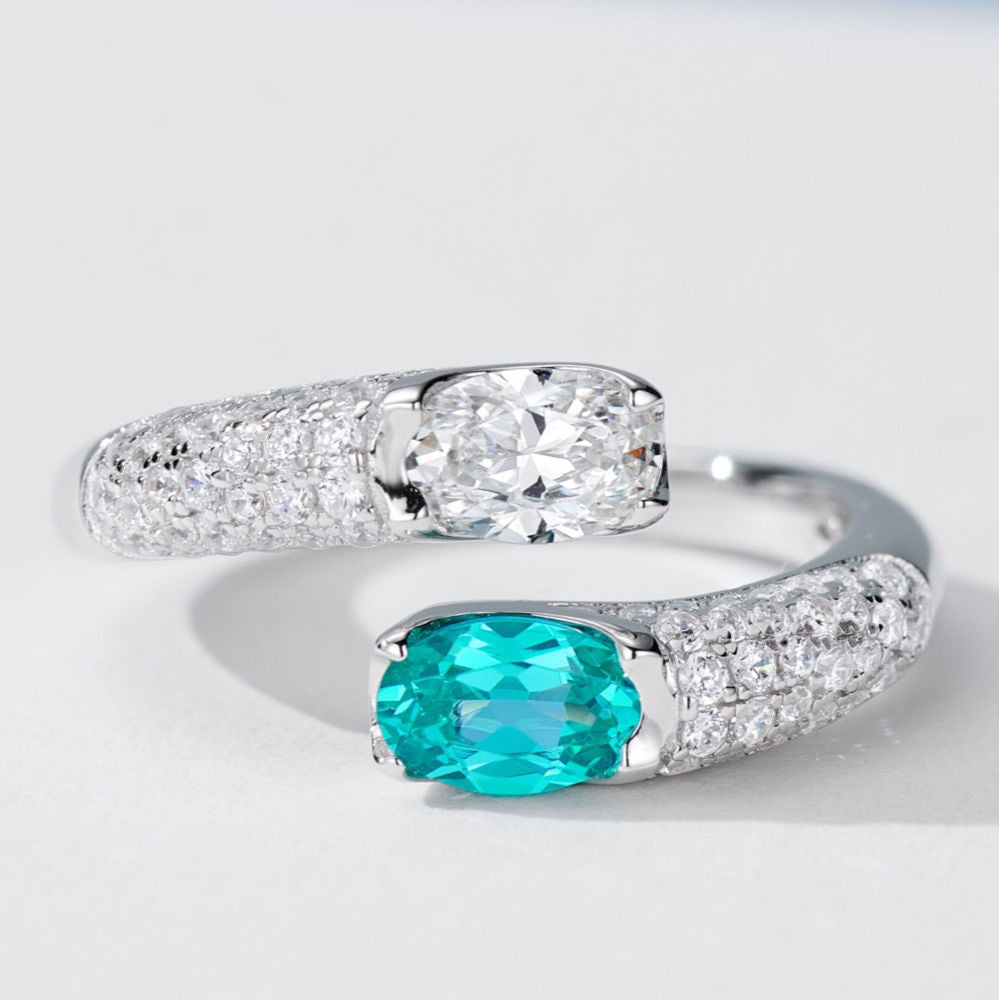 Paraiba Diamond Ring