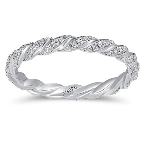 Twisted Diamond Ring