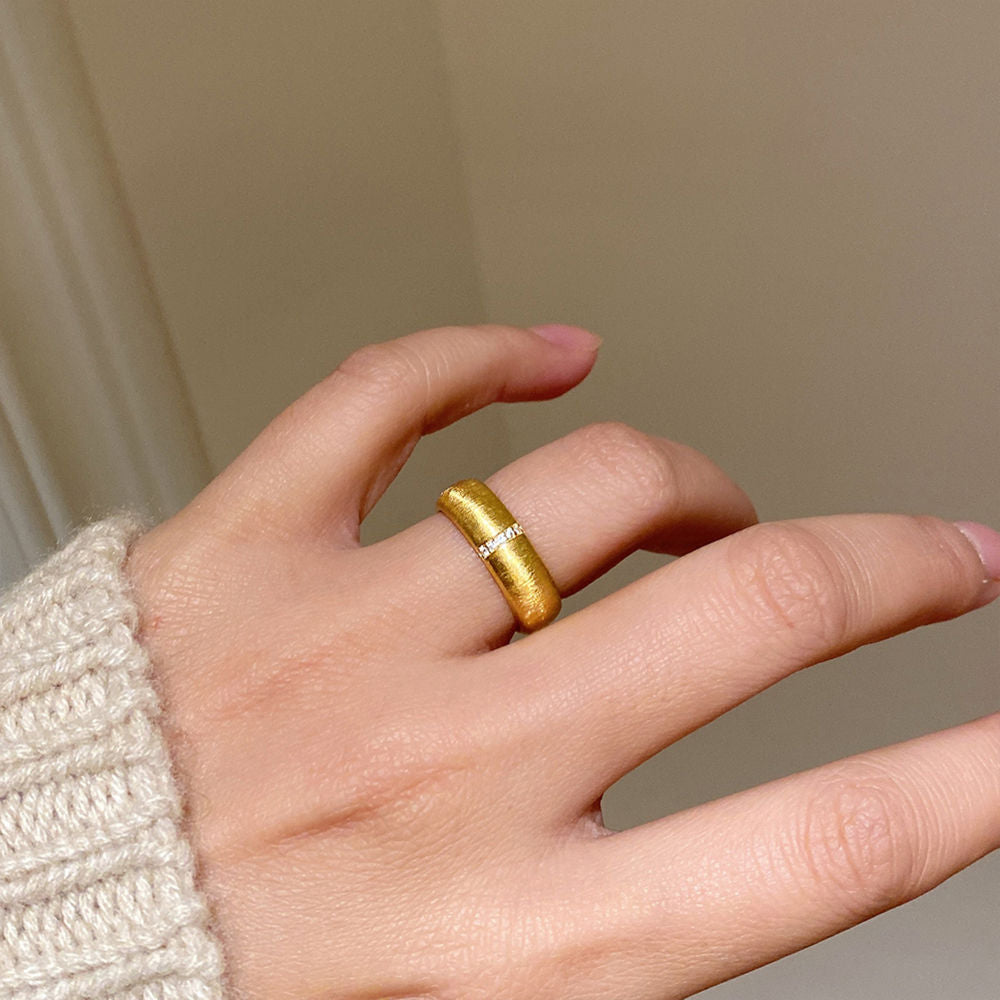 Simple Brushed Ring