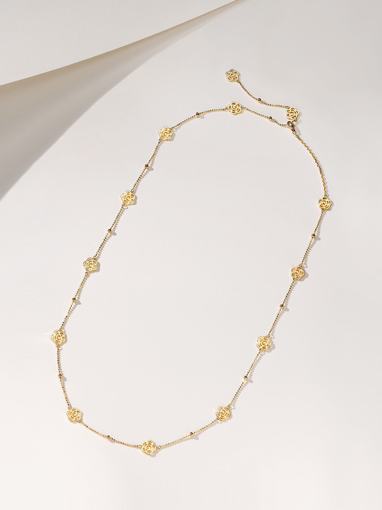 Rose Sweater Chain For Women Jewelry