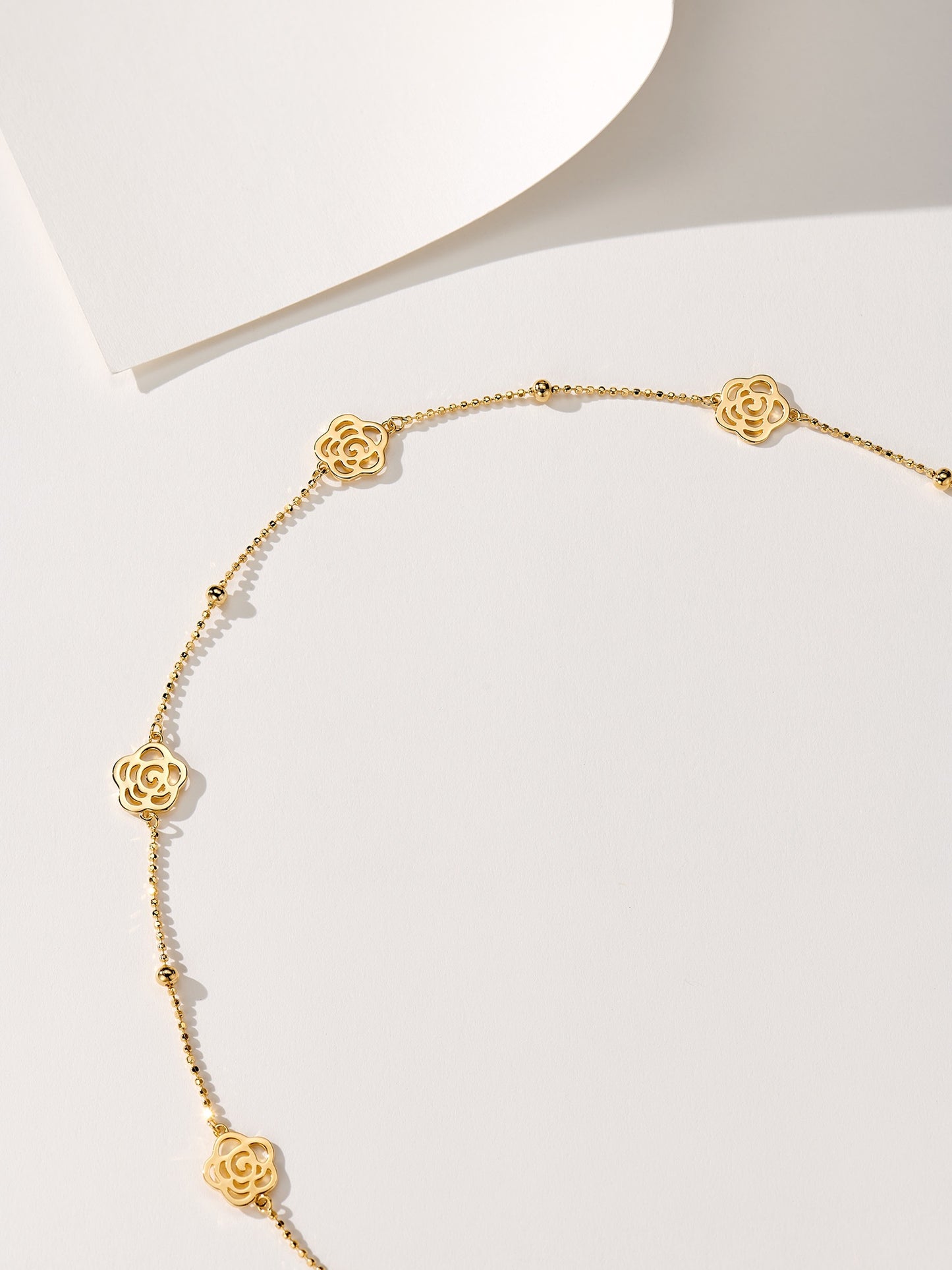 Rose Sweater Chain For Women Jewelry