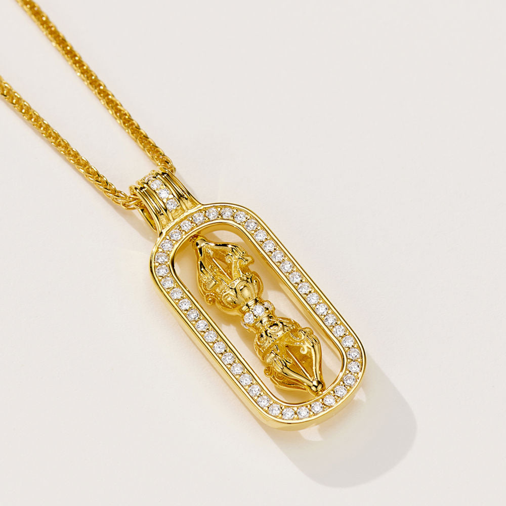 Spinning Vajra Necklace For Women Jewelry