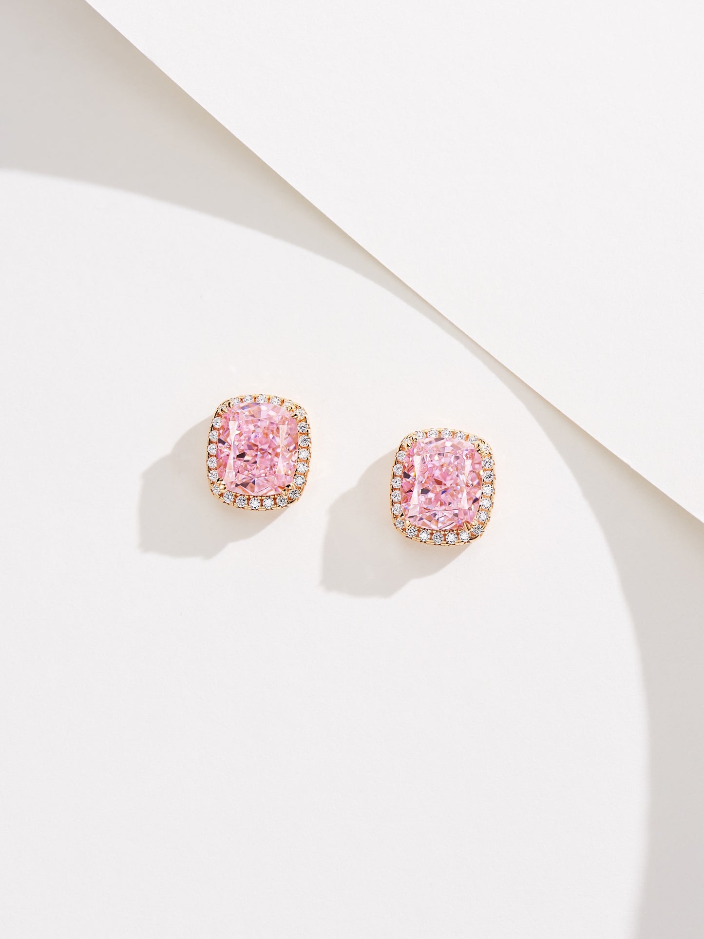 Square Diamond Earrings