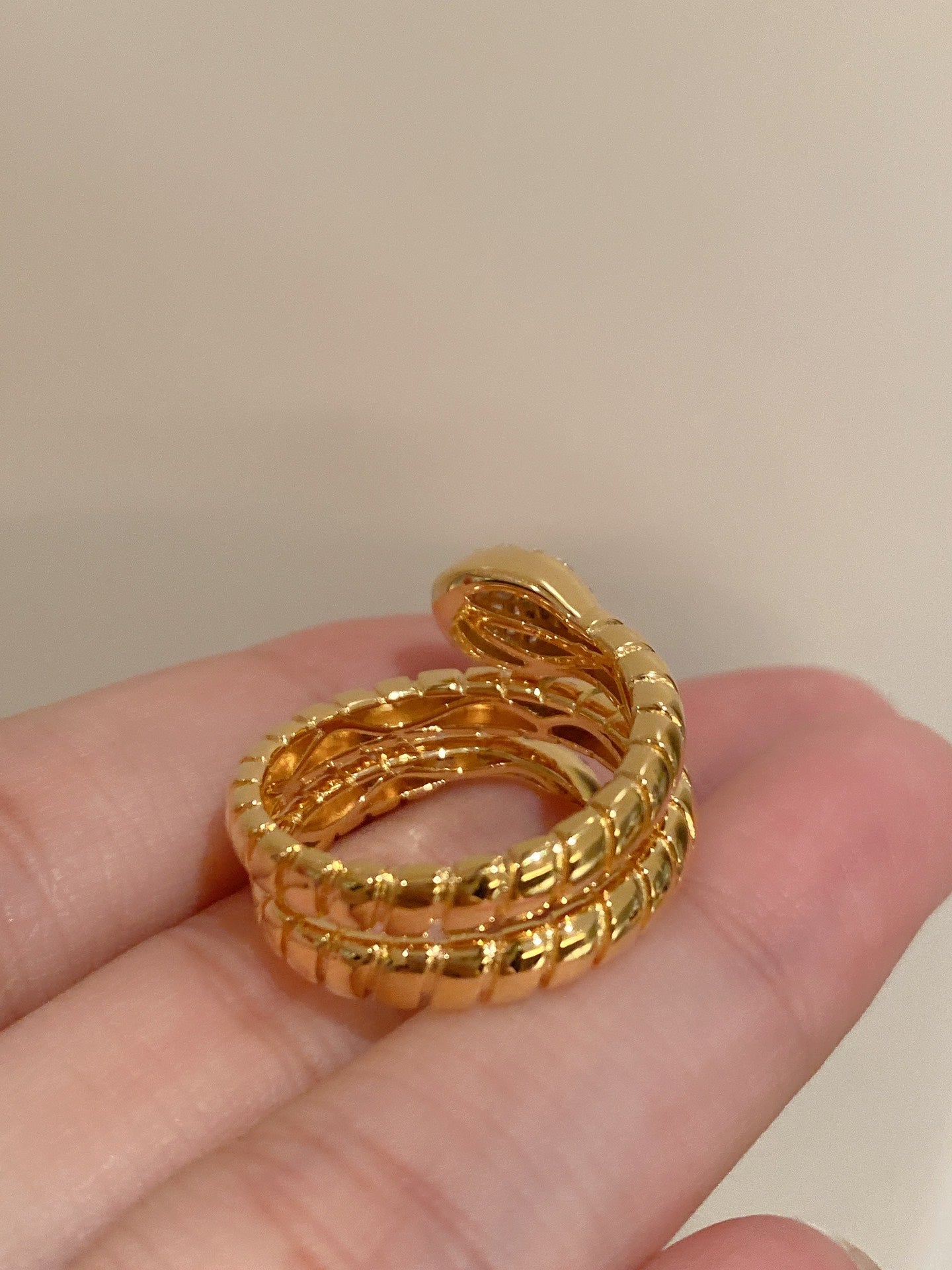 Medieval Entwined Snake Ring For Women Jewelry