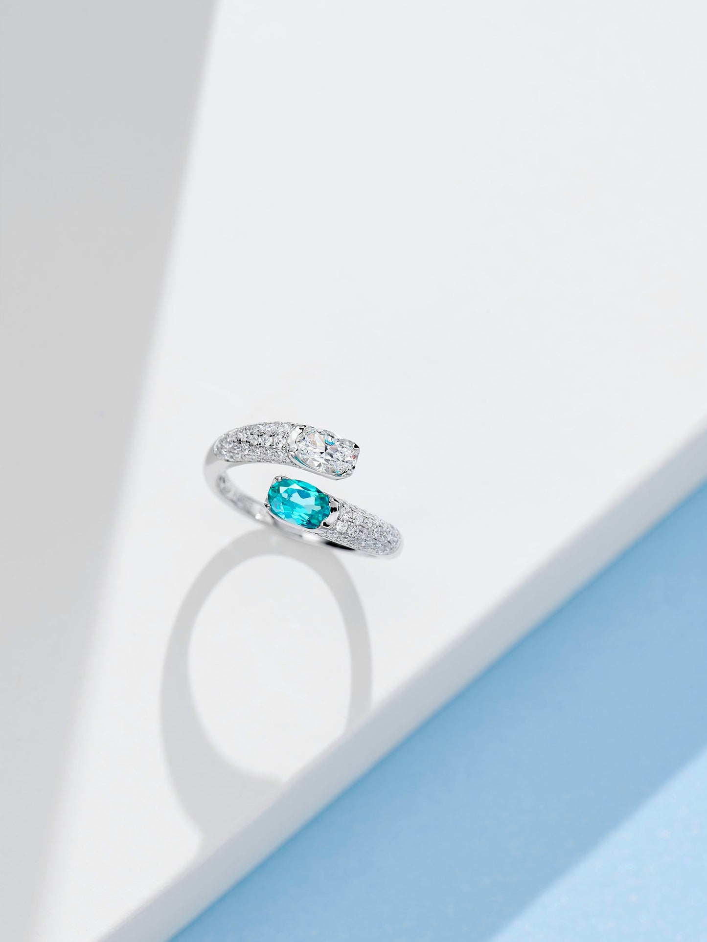 Paraiba Diamond Ring