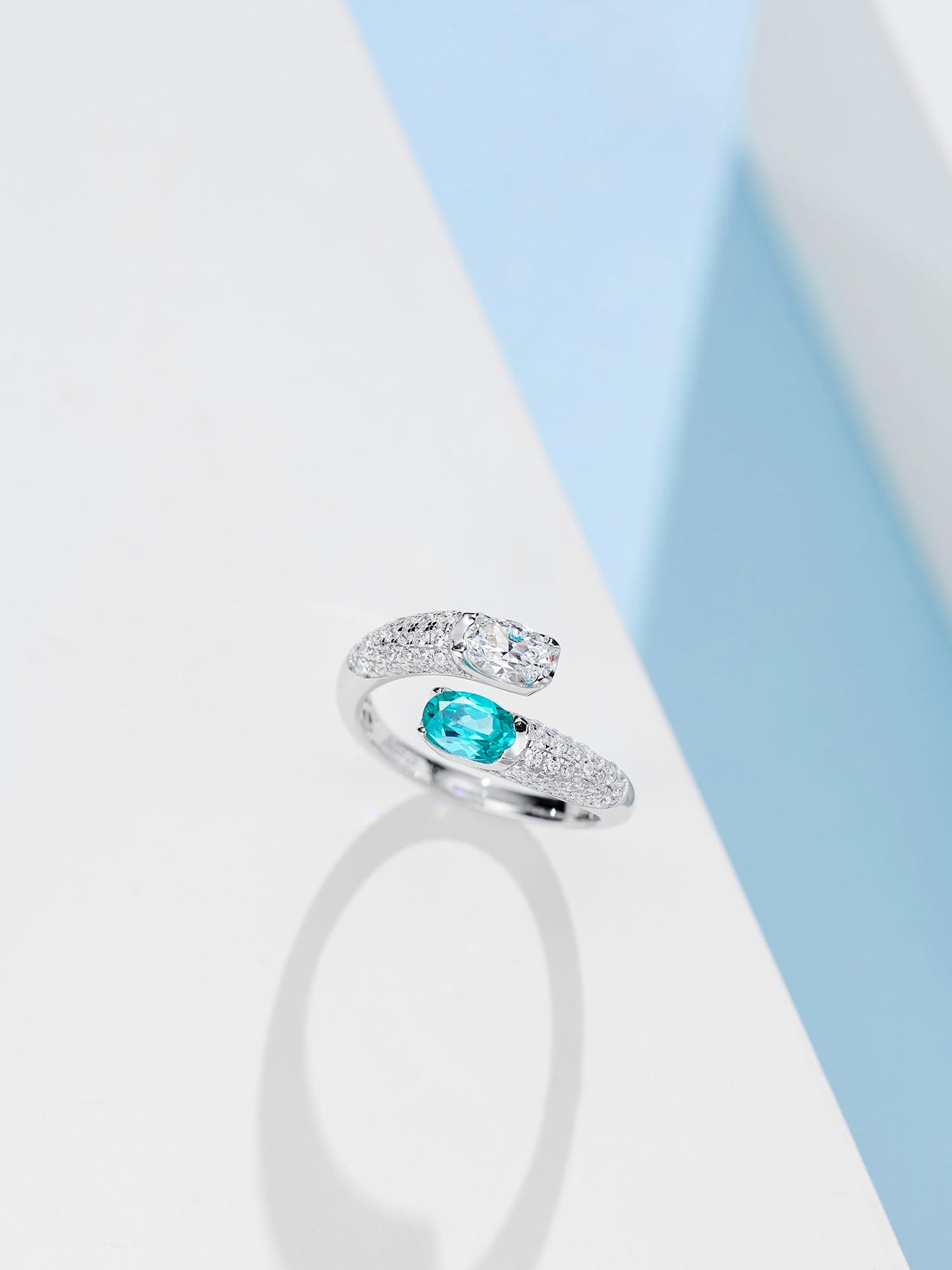 Paraiba Diamond Ring