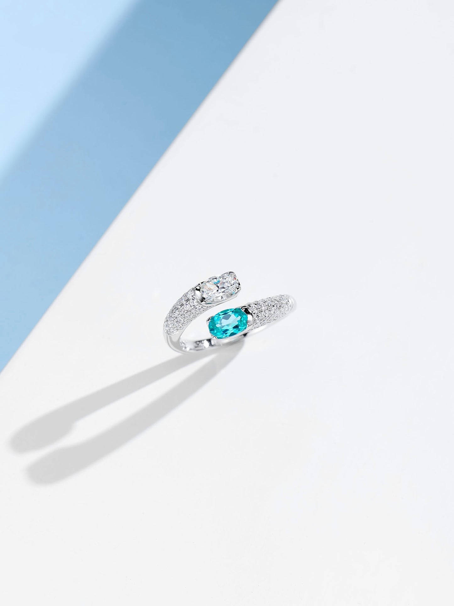 Paraiba Diamond Ring