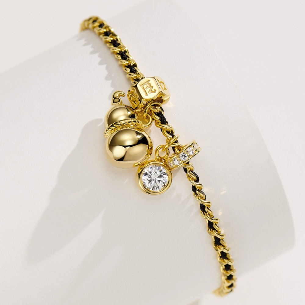 Gourd Bead String Bracelet For Women Jewelry