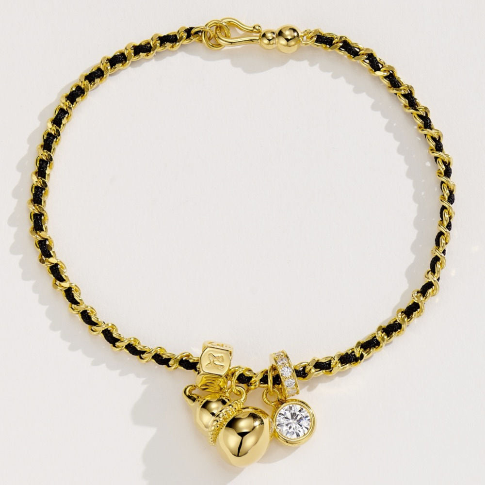 Gourd Bead String Bracelet For Women Jewelry