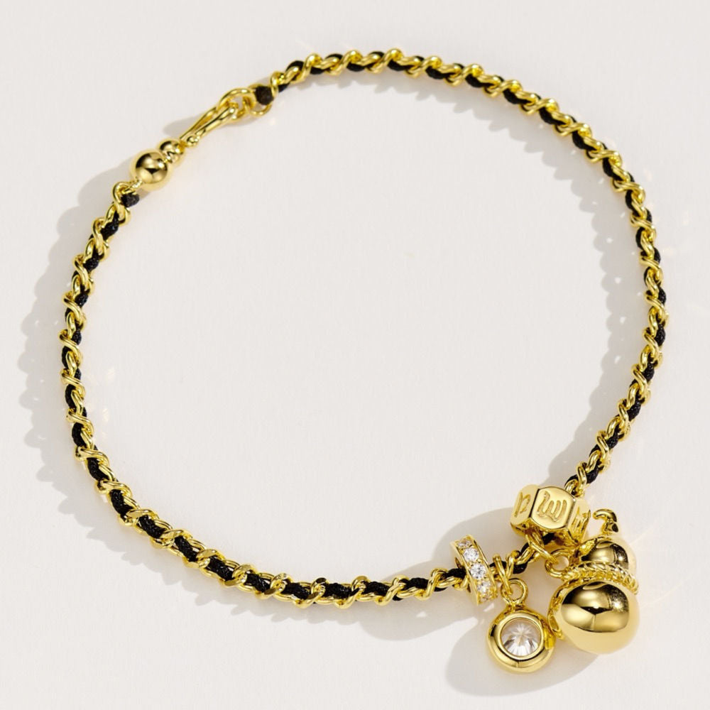 Gourd Bead String Bracelet For Women Jewelry