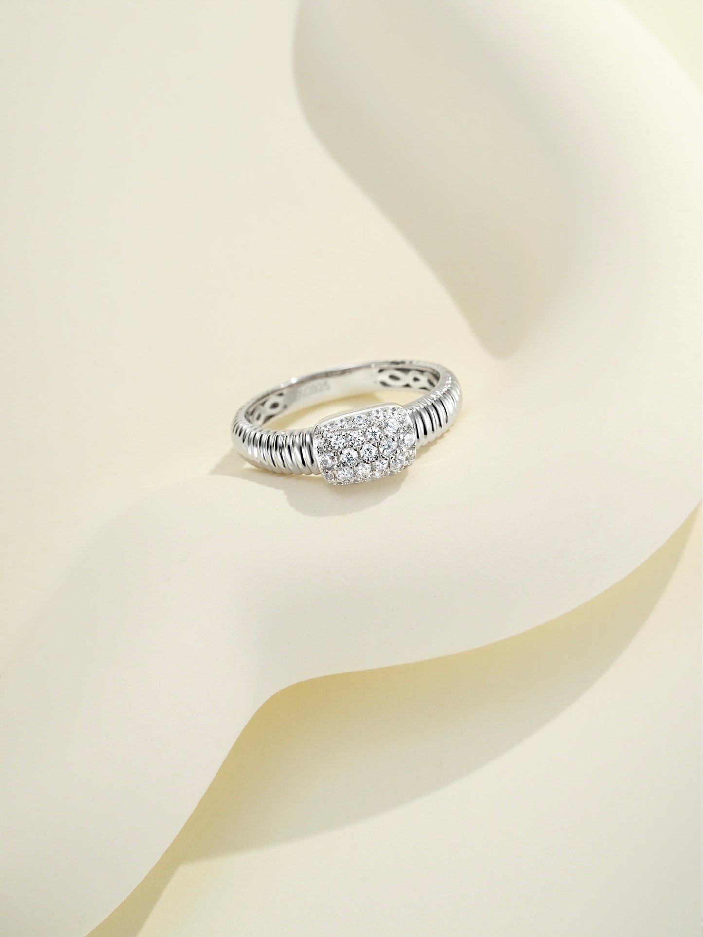 Baguette Pavé Ring