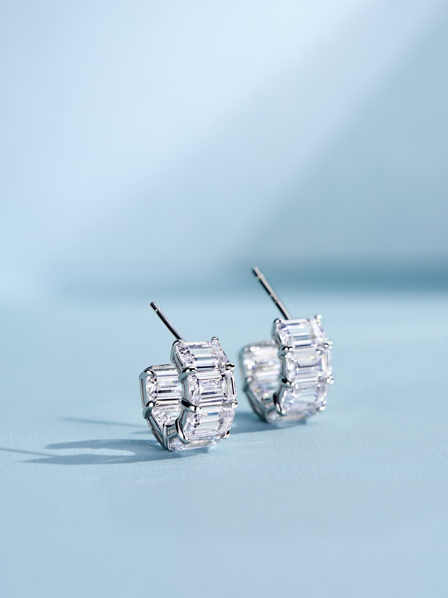 Rhinestone Stud Earrings