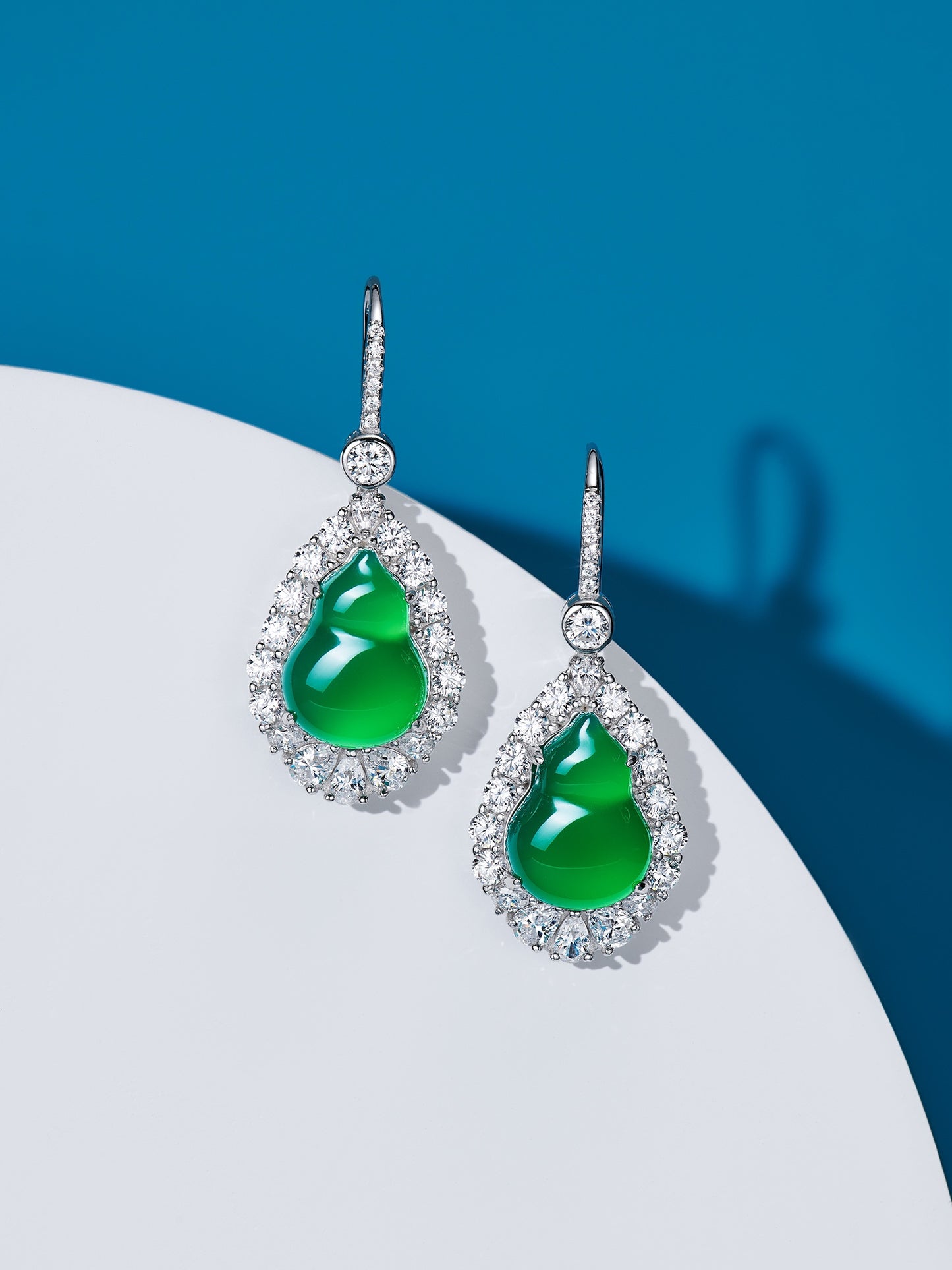 Green Gourd Earrings