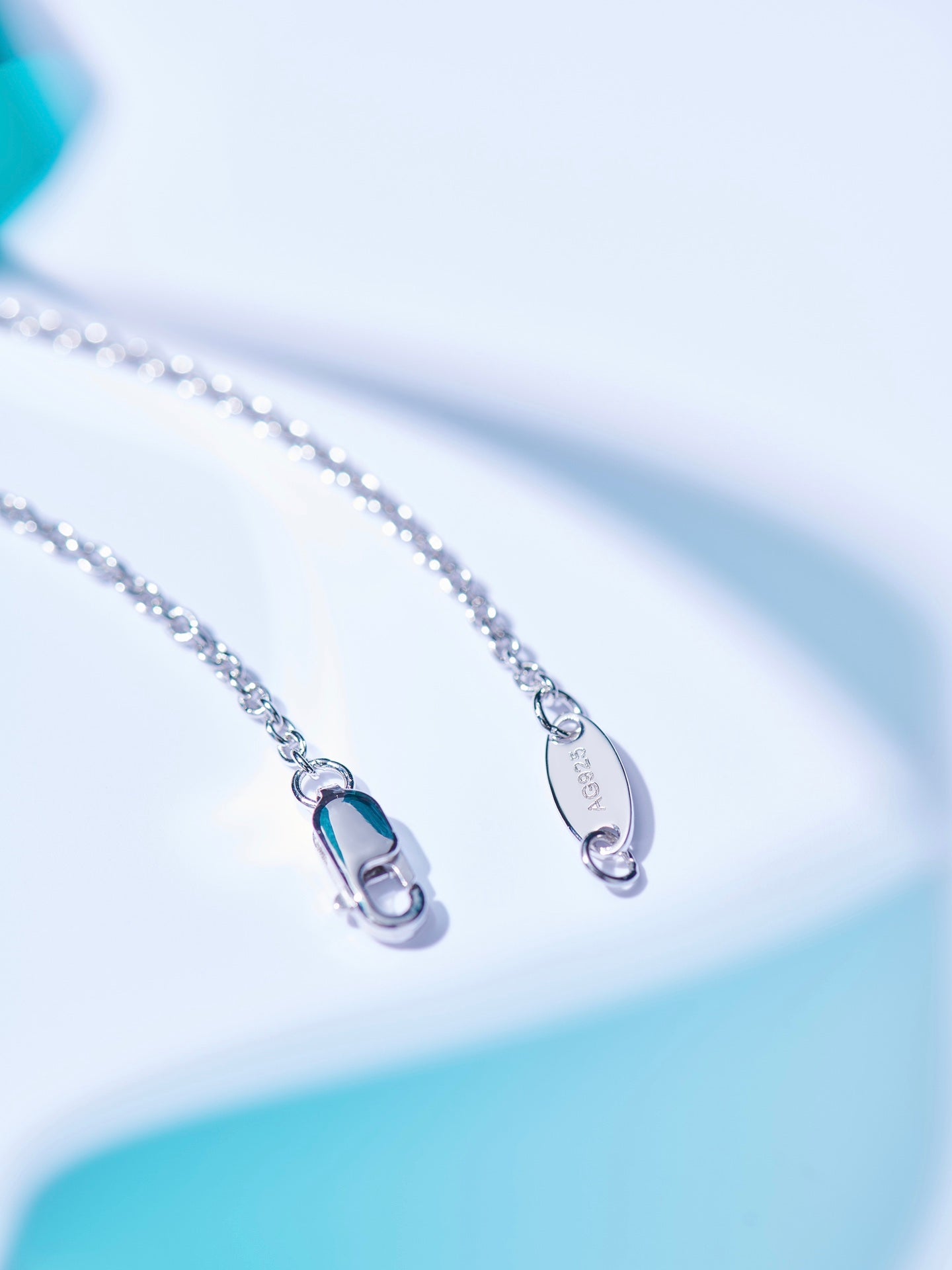 Green Diamonds Around Necklace For Women Jewelry