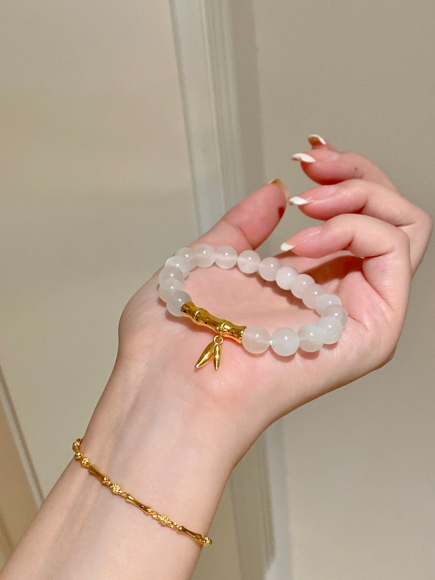 Golden Bamboo Bracelet For Women Jewelry