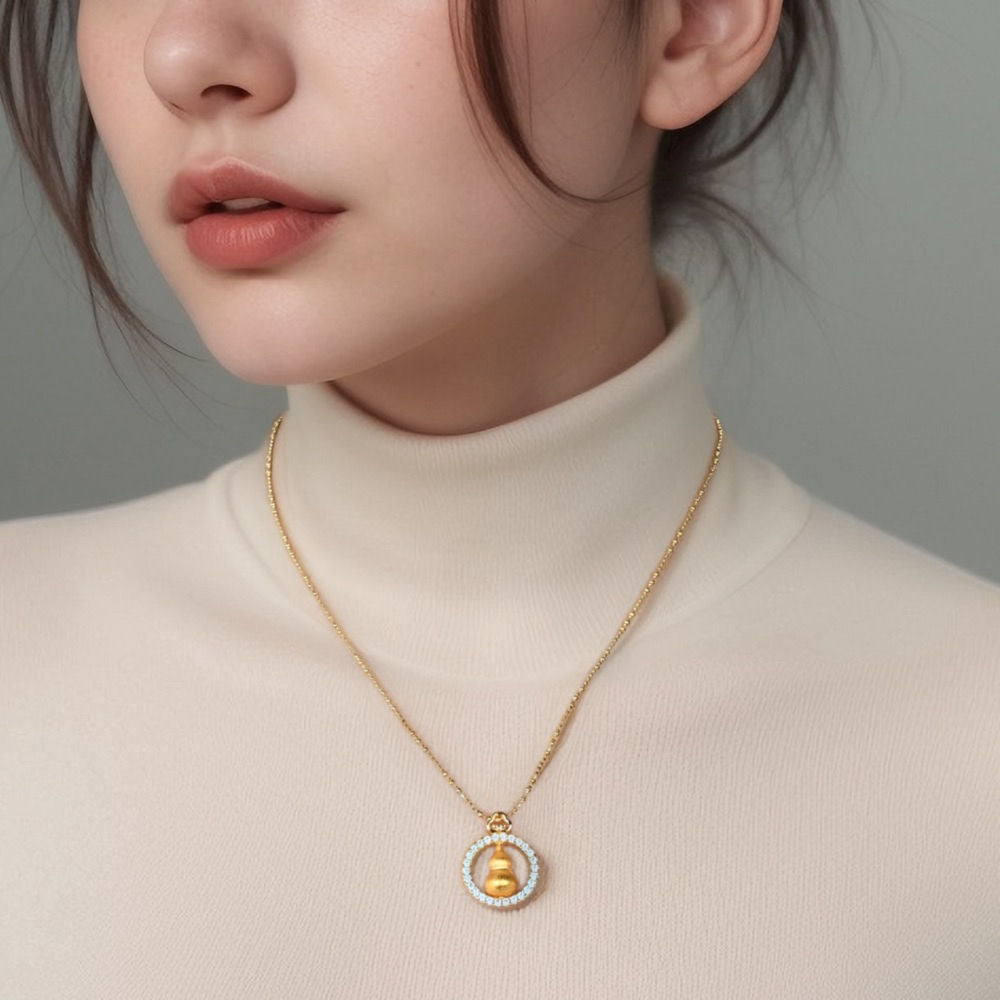 Turn The Gourd Necklace For Women Jewelry