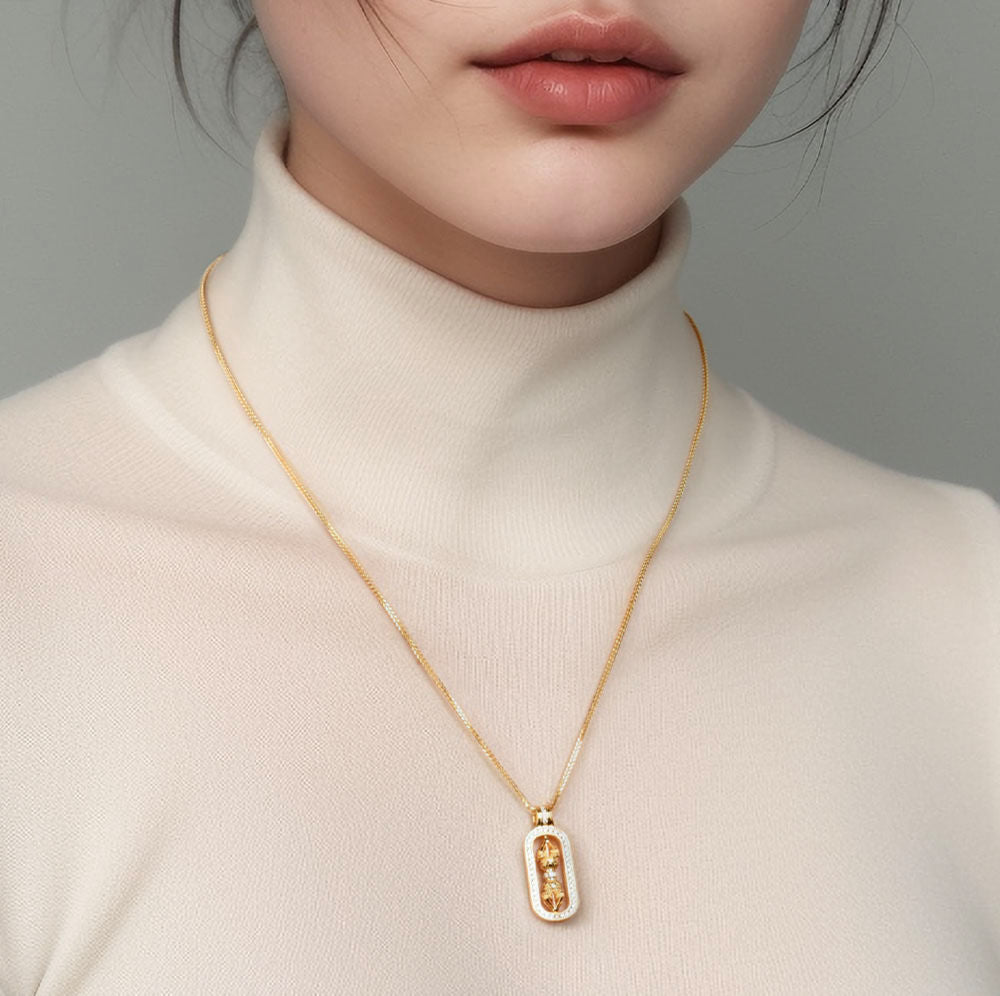 Spinning Vajra Necklace For Women Jewelry