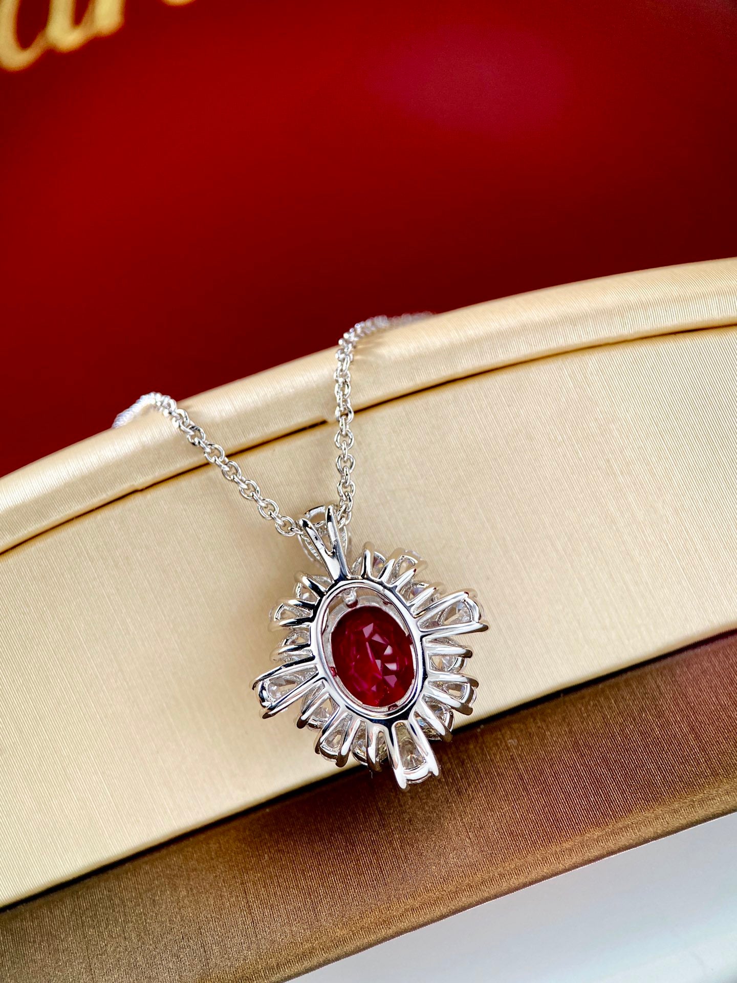Ruby Necklace For Women Jewelry