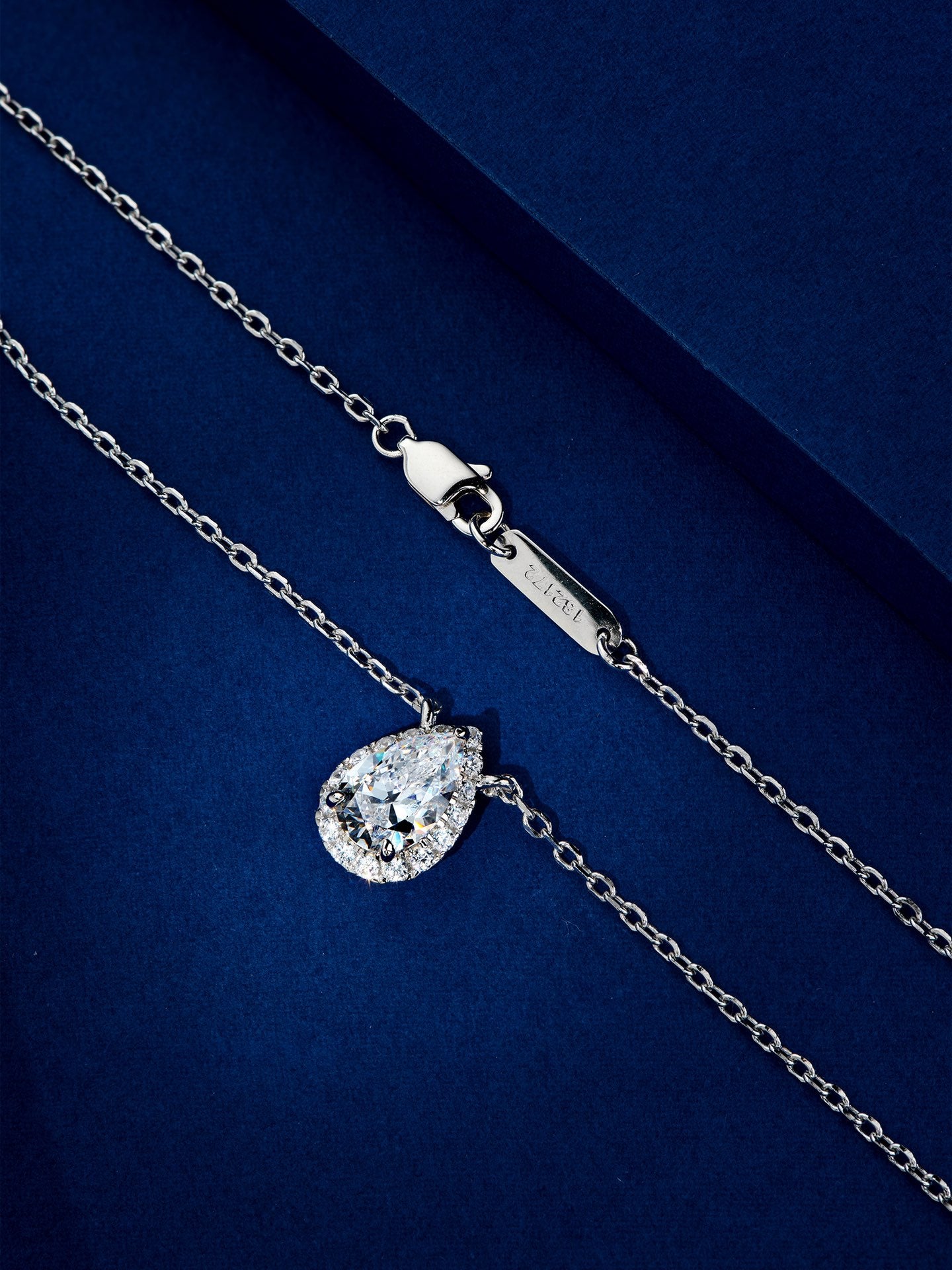 Teardrop Diamond Necklace For Women Jewelry