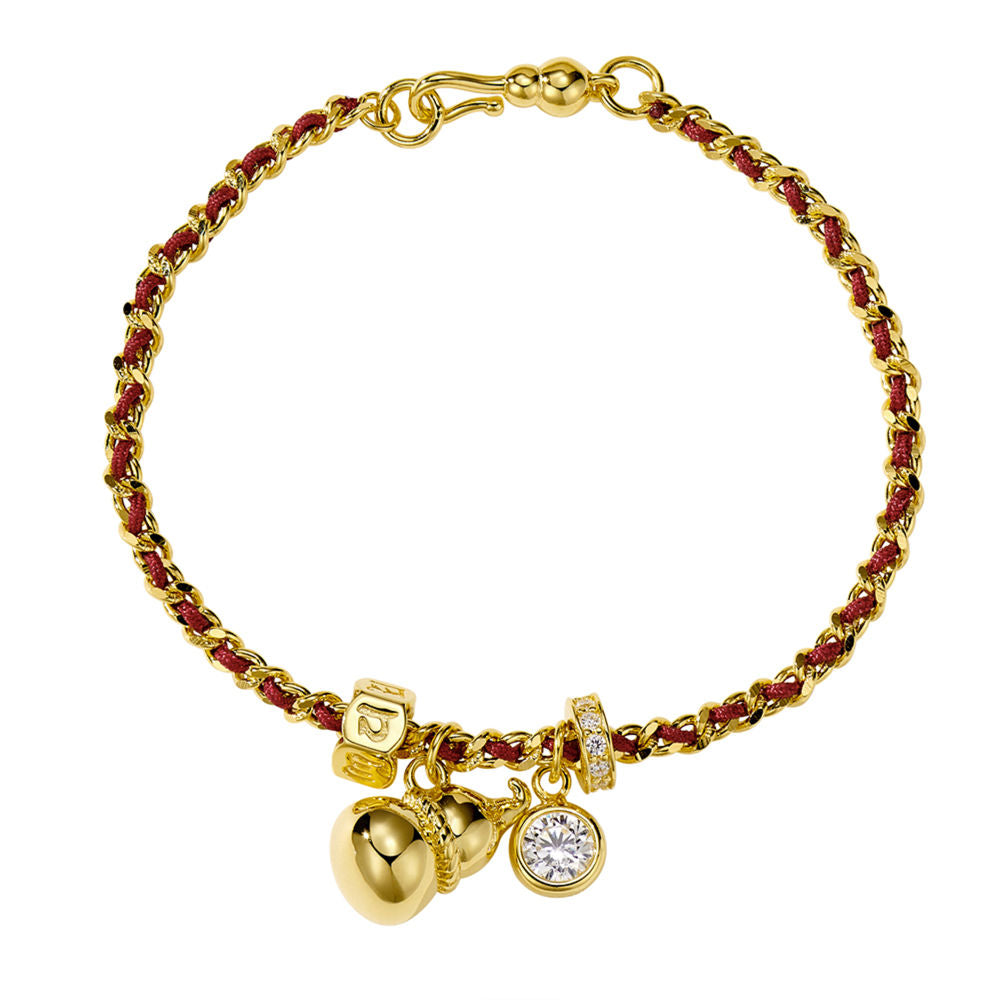 Gourd Bead String Bracelet For Women Jewelry