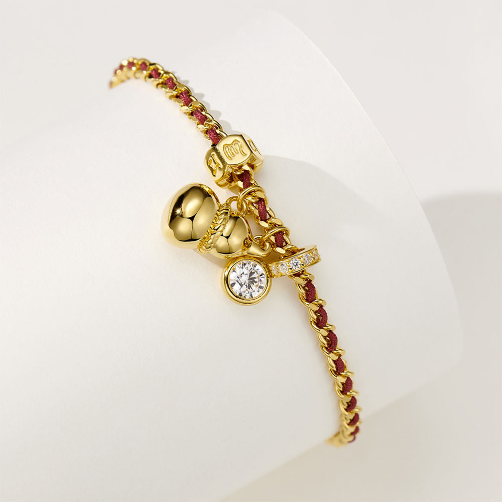 Gourd Bead String Bracelet For Women Jewelry