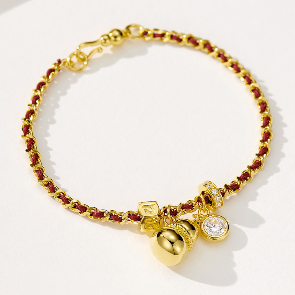 Gourd Bead String Bracelet For Women Jewelry