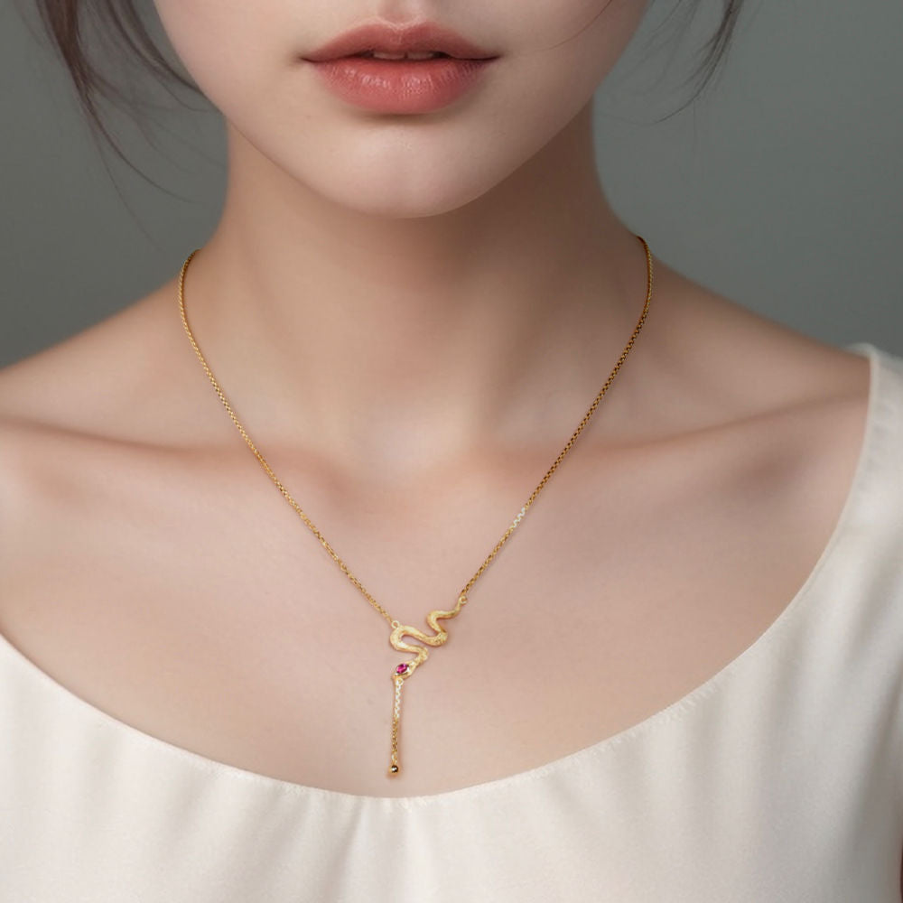 Spirit Snake Necklace For Women Jewelry