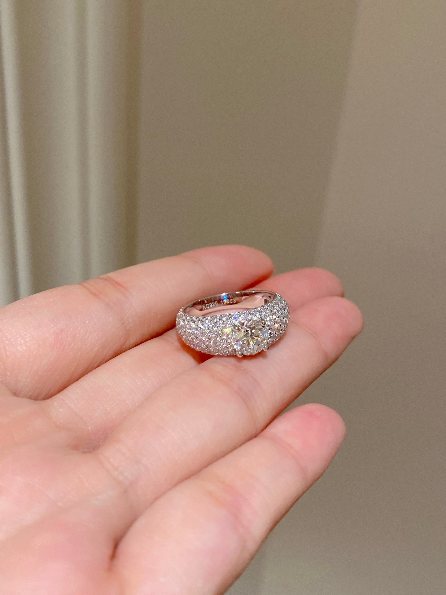 Sparkling Diamond Ring For Women Jewelry