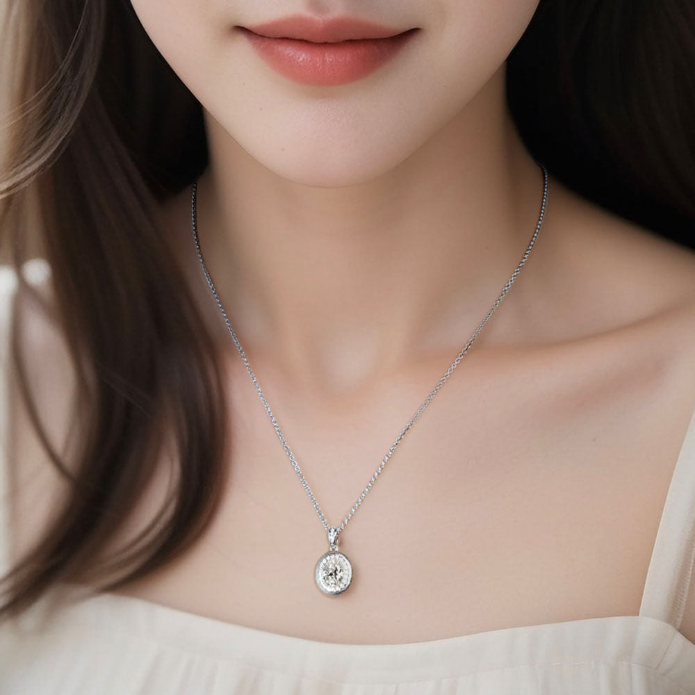 Vintage Diamond Necklace For Women Jewelry