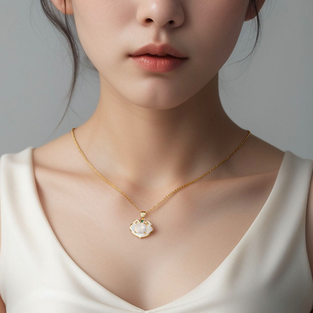 Ruyi Lock Necklace For Women Jewelry