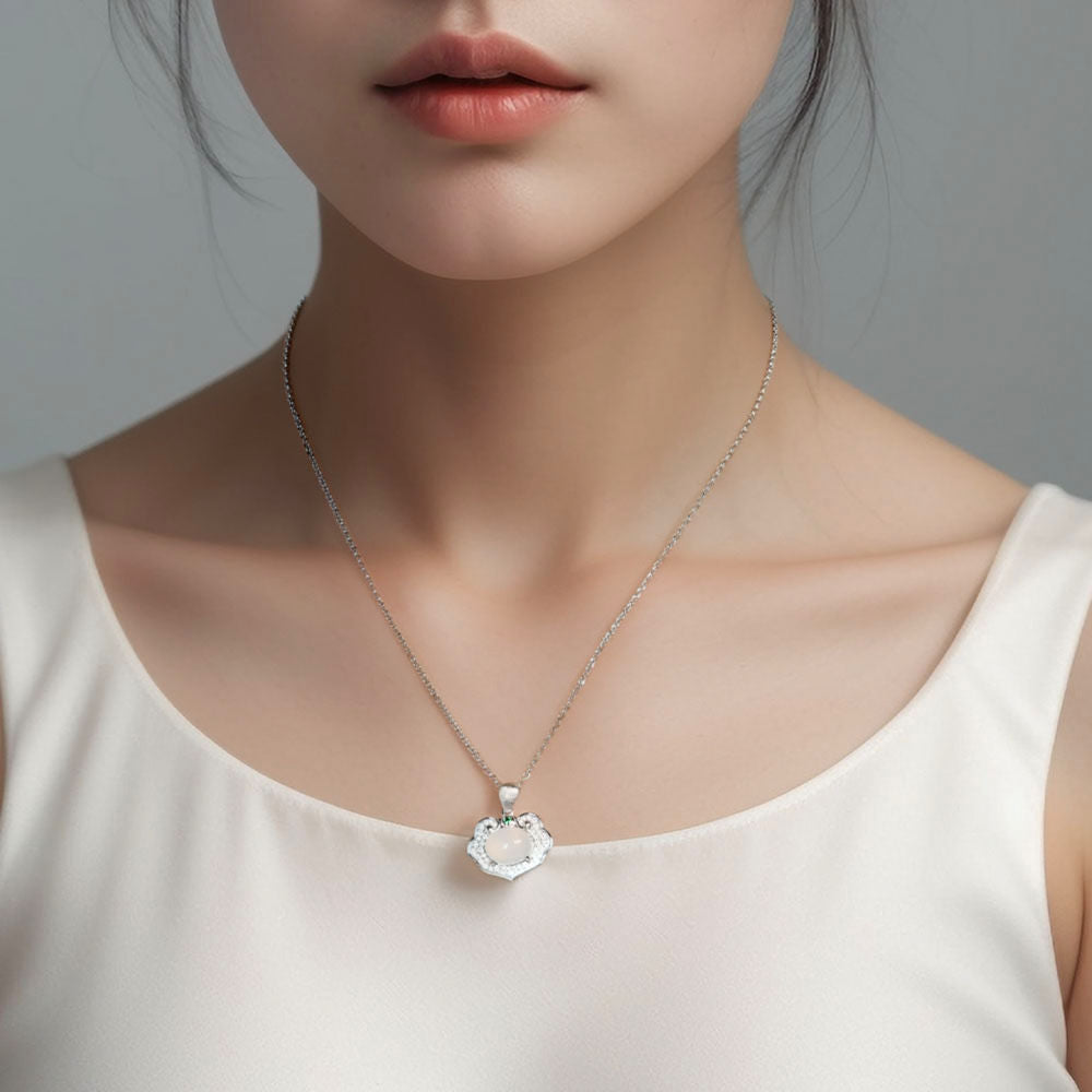 Ruyi Lock Necklace For Women Jewelry