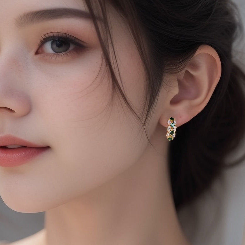 Spinel Diamond Earrings For Women Jewelry