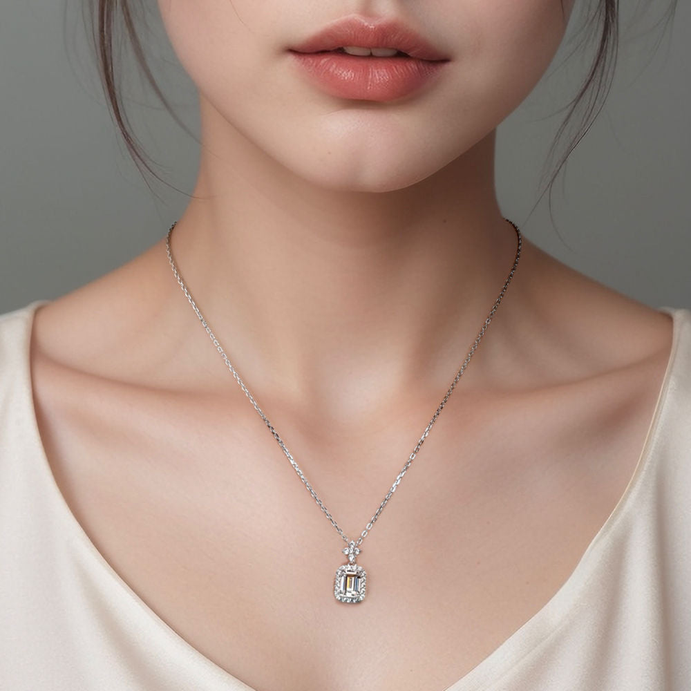 Sparkling Diamonds Necklace For Women Jewelry