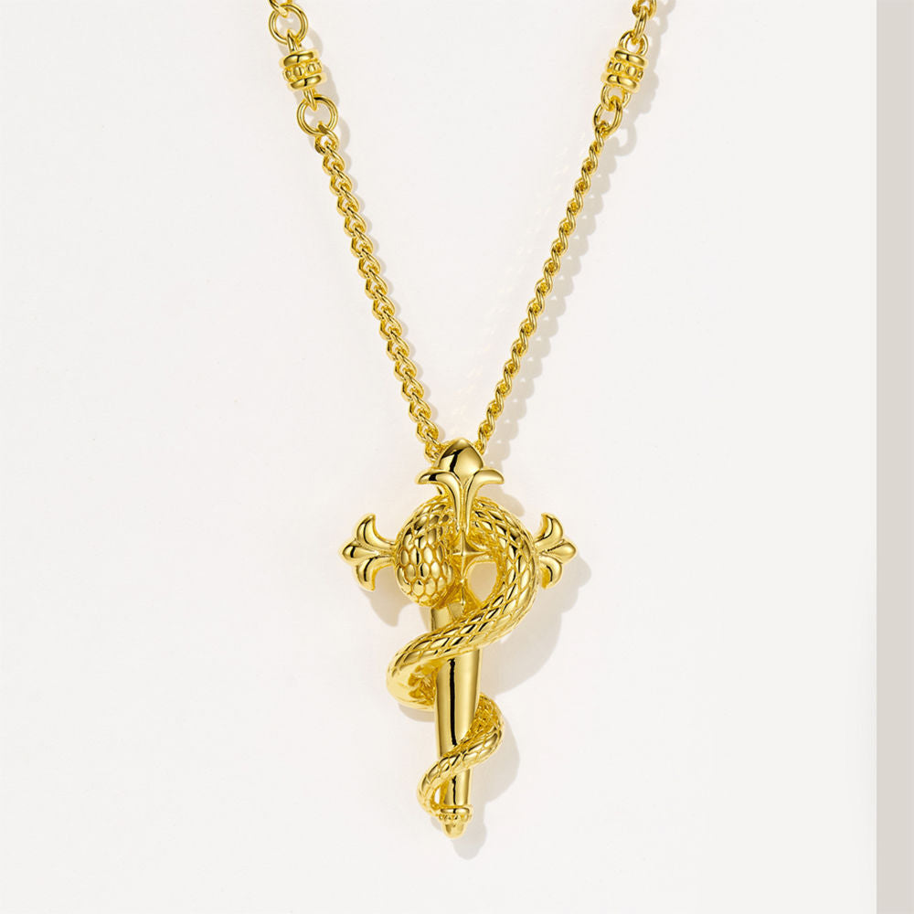 Scepter Snake Necklace For Women Jewelry