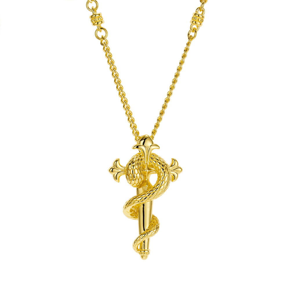 Scepter Snake Necklace For Women Jewelry