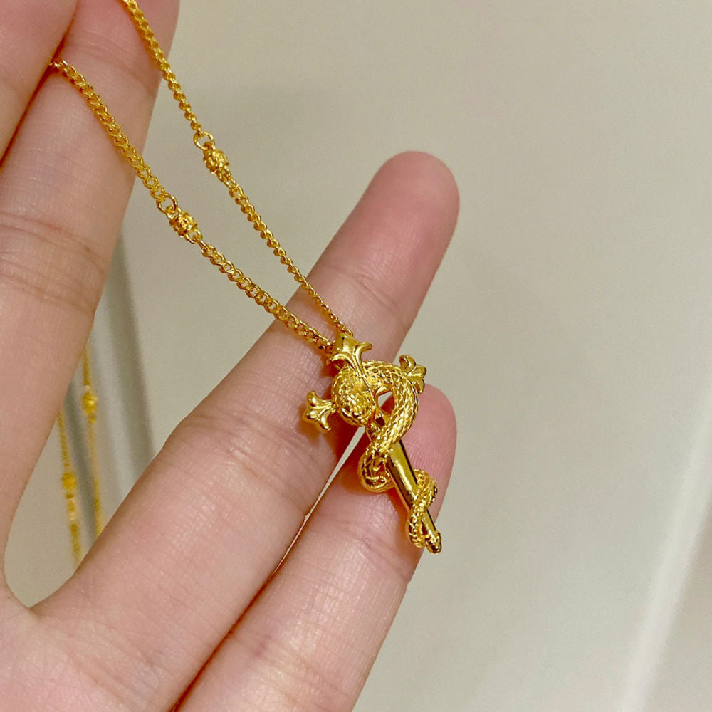 Scepter Snake Necklace For Women Jewelry