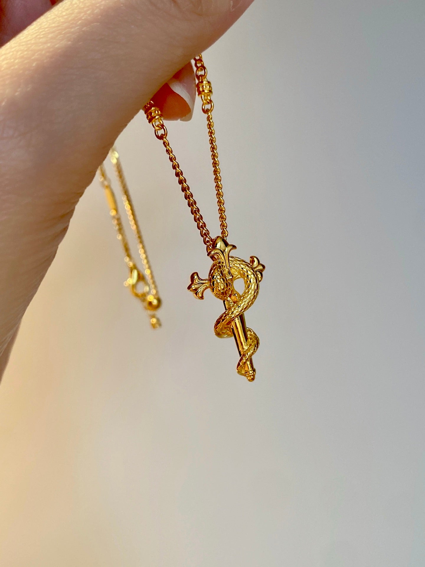 Scepter Snake Necklace For Women Jewelry