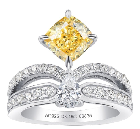 Flower - Glow Crown Ring For Women Jewelry