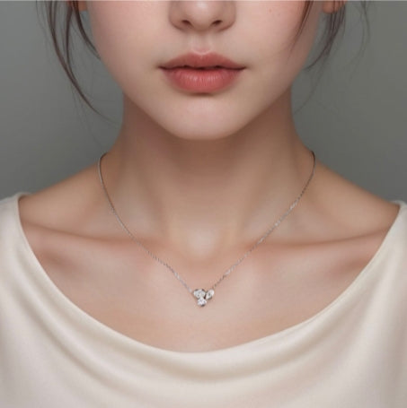 Leaf Diamond Necklace For Women Jewelry
