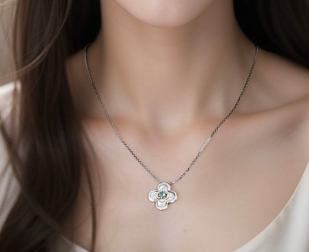 Paraiba Fritillary Necklace For Women Jewelry