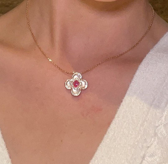 Paraiba Fritillary Necklace For Women Jewelry