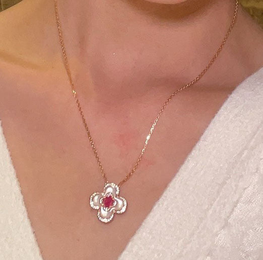 Paraiba Fritillary Necklace For Women Jewelry