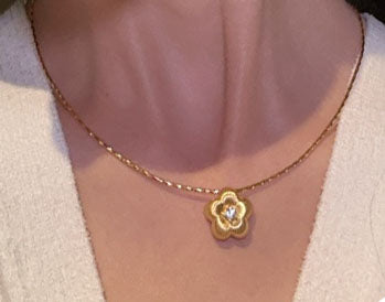 Plum Blossom Necklace For Women Jewelry